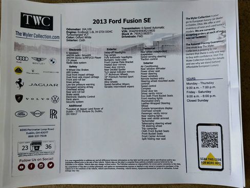 Used 2013 Ford Fusion SE FWD image 42