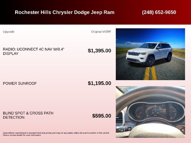 Used 2018 Jeep Grand Cherokee Limited AWD/4WD image 6