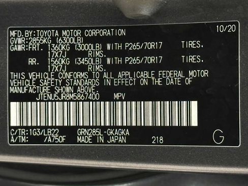Certified 2021 Toyota 4Runner SR5 Premium w/ Moonroof Package AWD/4WD image 31