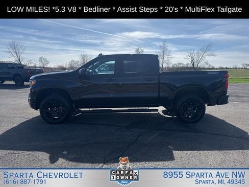Used 2024 Chevrolet Silverado 1500 Custom Trail Boss w/ LPO, Dark Essentials Package image 6