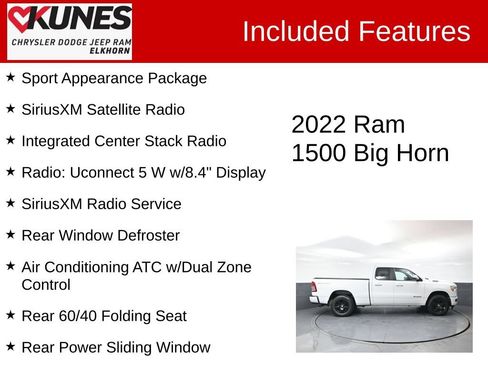 Used 2022 RAM 1500 Big Horn AWD/4WD image 3