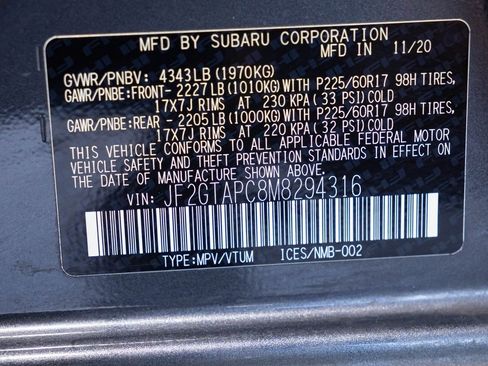 Used 2021 Subaru Crosstrek 2.0i Premium w/ Popular Package #3 image 38