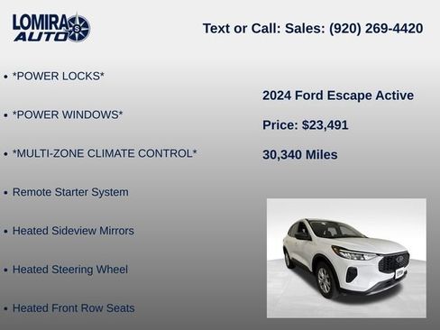 Used 2024 Ford Escape Active AWD/4WD image 14