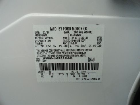 Certified 2024 Ford Edge SEL AWD/4WD image 22