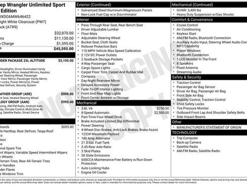 Used 2021 Jeep Wrangler Unlimited Sport AWD/4WD image 10