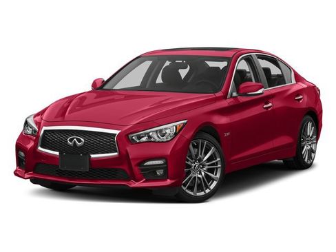 Used 2017 INFINITI Q50 Red Sport 400 AWD/4WD image 1