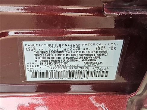 Used 2023 Nissan Sentra SV FWD image 23