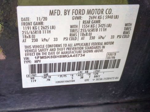 Used 2021 Ford Explorer 4WD w/ Class III Trailer Tow Package image 32