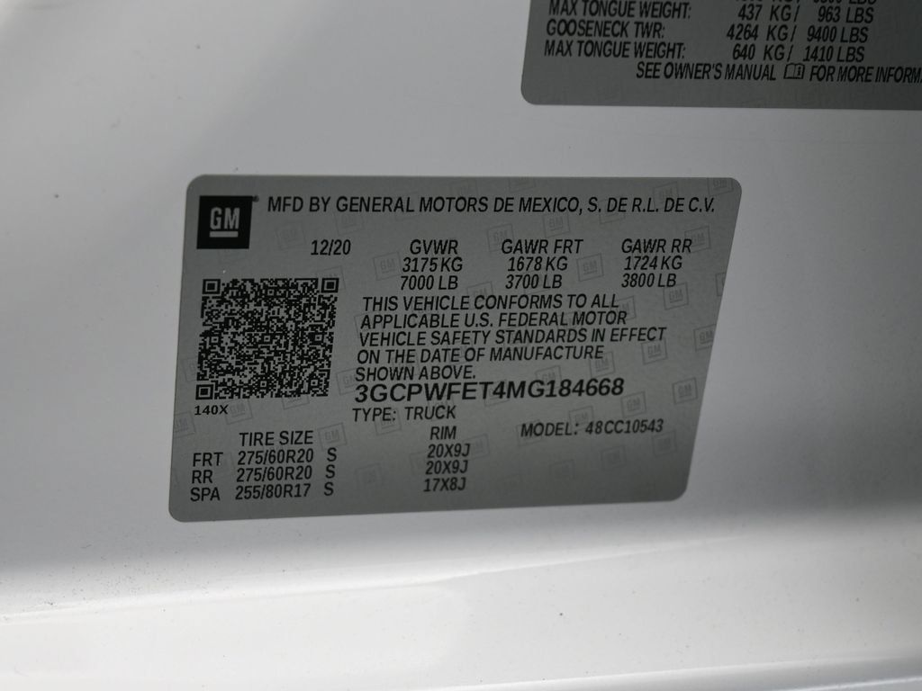 Used 2021 Chevrolet Silverado 1500 High Country RWD image 18