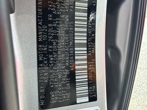 Used 2021 Toyota Avalon Limited w/ Advanced Safety Package FWD image 15