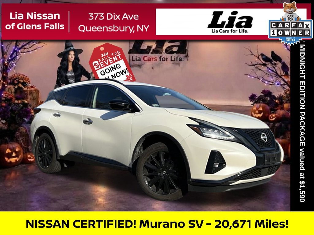 Certified 2023 Nissan Murano SV w/ SV Midnight Edition Package AWD/4WD 360° Tour