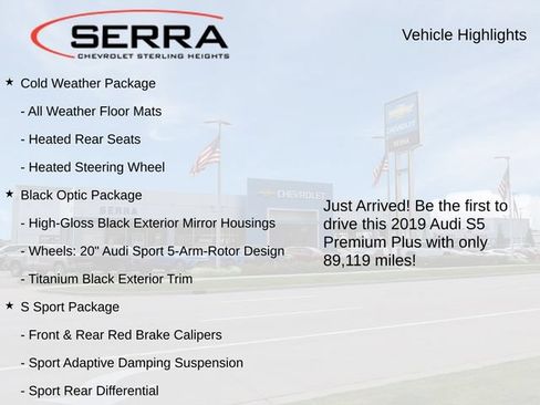Used 2019 Audi S5 Premium Plus w/ Premium Plus AWD/4WD image 3