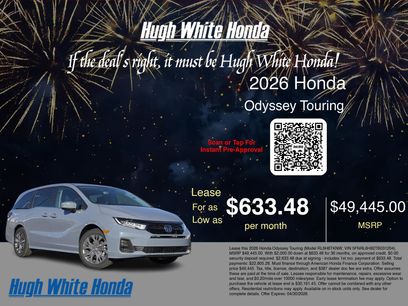 New 2026 Honda Odyssey Touring