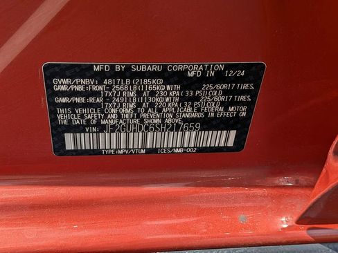 Used 2025 Subaru Crosstrek 2.0i Premium AWD/4WD image 33