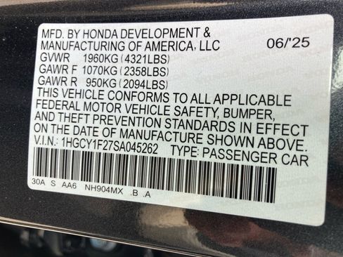 Used 2025 Honda Accord LX image 37