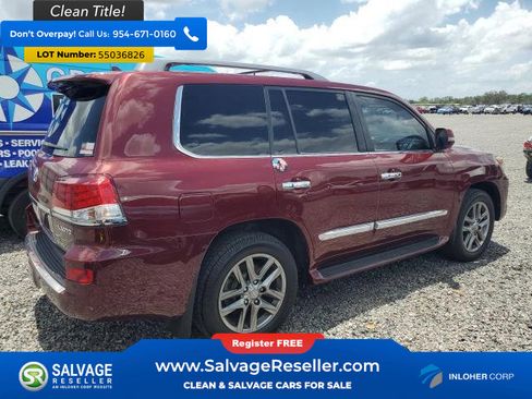 Used 2013 Lexus LX 570 4WD w/ Luxury Pkg image 4