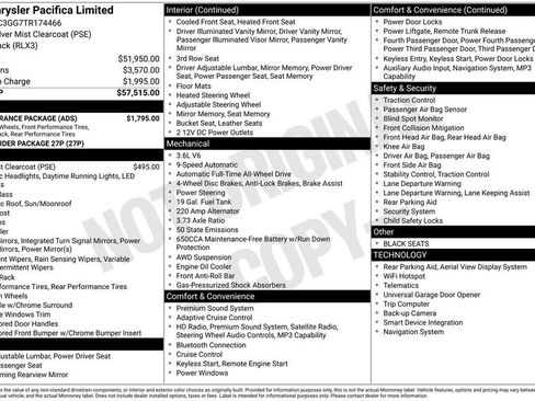 New 2026 Chrysler Pacifica Limited w/ S Appearance Package image 6