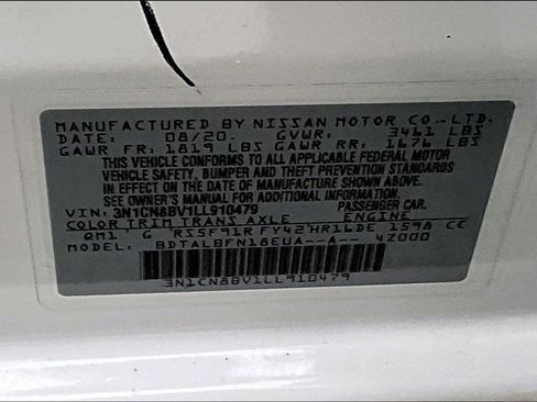 Used 2020 Nissan Versa S image 19