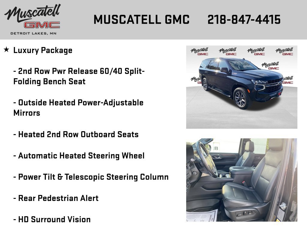 Used 2021 Chevrolet Tahoe Z71 w/ Z71 Signature Package AWD/4WD image 18
