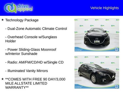 Used 2015 MAZDA MAZDA3 i Touring w/ Technology Package FWD image 6