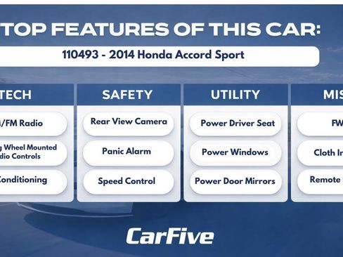 Used 2014 Honda Accord Sport image 29