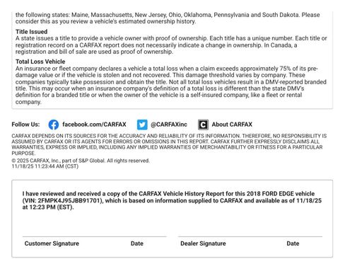 Used 2018 Ford Edge SEL w/ Canadian Touring Package image 64