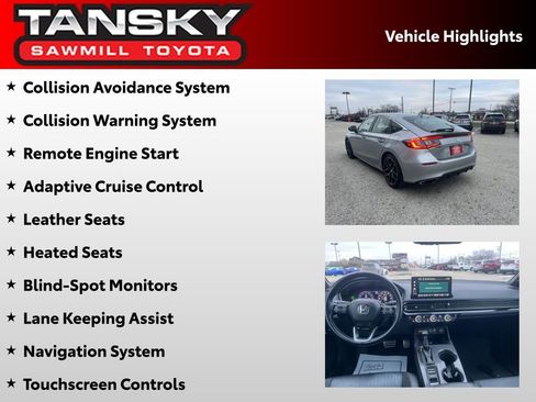 Used 2022 Honda Civic Sport Touring image 9