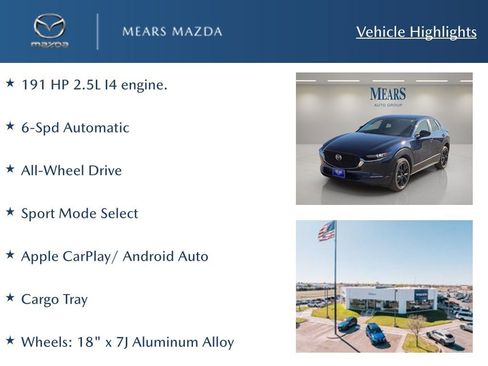 Used 2024 MAZDA CX-30 AWD 2.5 S w/ Select Sport Pkg image 3