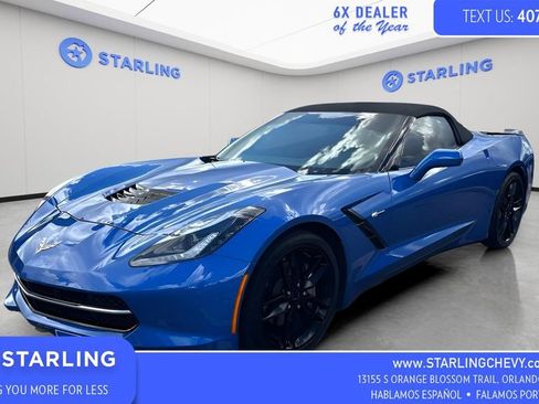 Used 2019 Chevrolet Corvette Stingray Convertible w/ Battery Protection Package RWD image 1