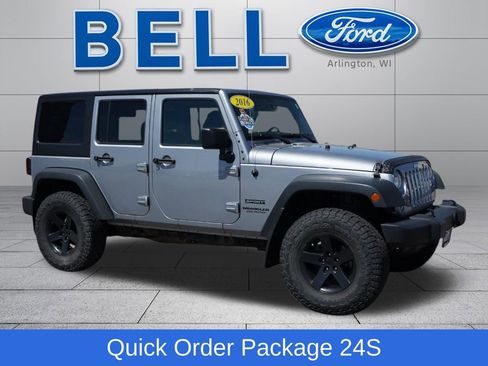 Used 2016 Jeep Wrangler Unlimited Sport w/ Quick Order Package 24S AWD/4WD image 1