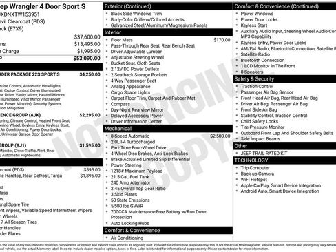 New 2026 Jeep Wrangler Sport S image 6