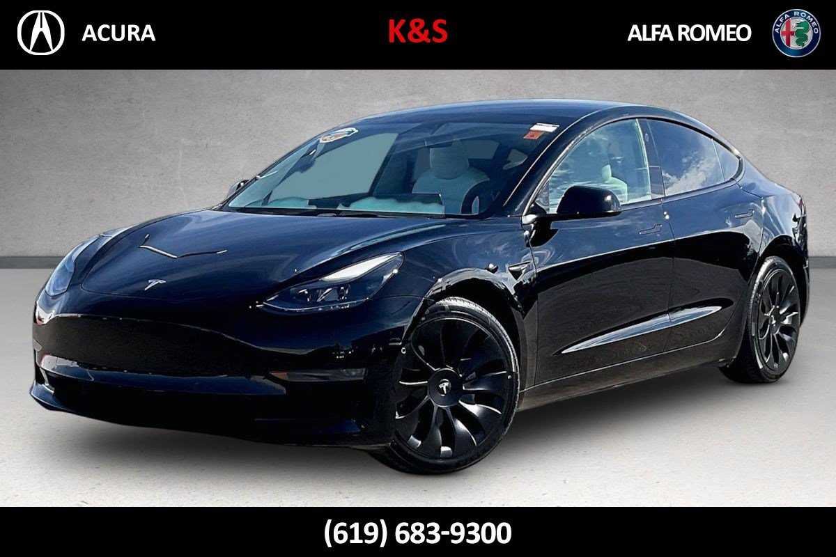 Used 2022 Tesla Model 3 Long Range AWD/4WD image 1