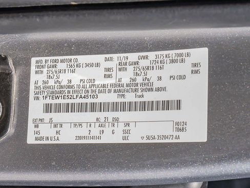 Used 2020 Ford F150 Lariat w/ Trailer Tow Package AWD/4WD image 33