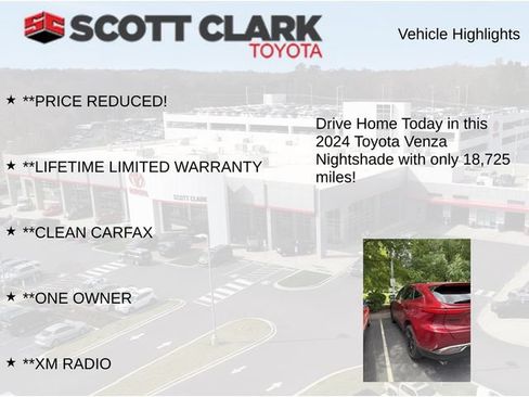 Used 2024 Toyota Venza Nightshade AWD/4WD image 9