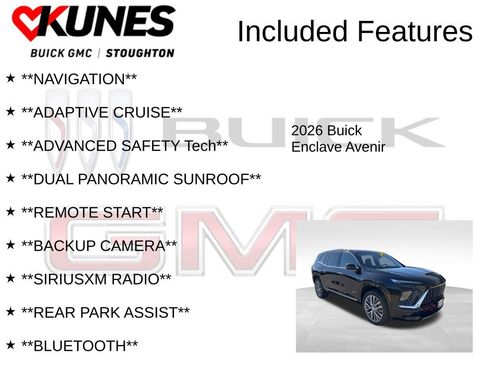 New 2026 Buick Enclave Avenir w/ Super Cruise Package image 2