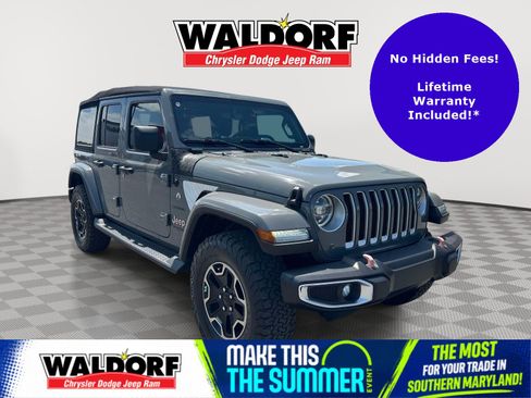 Used 2021 Jeep Wrangler Unlimited Sahara AWD/4WD image 1