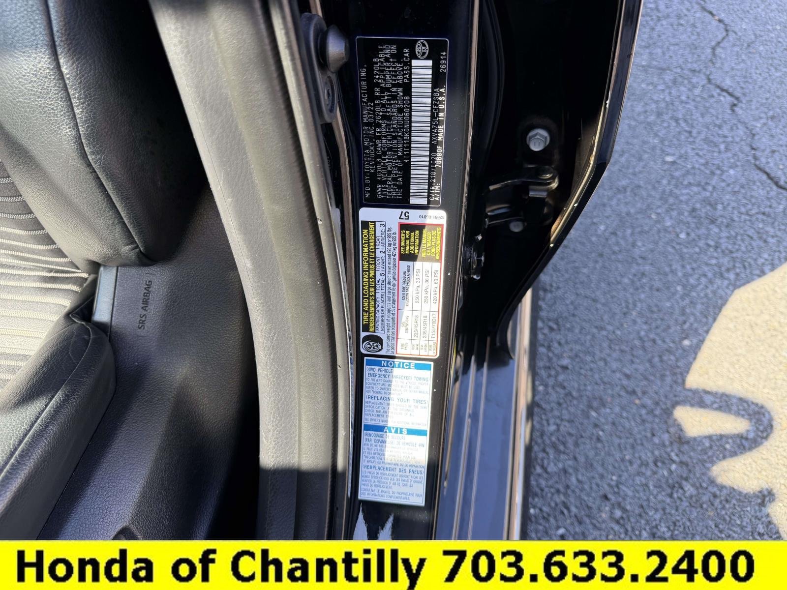 Used 2022 Toyota Camry SE AWD/4WD image 30