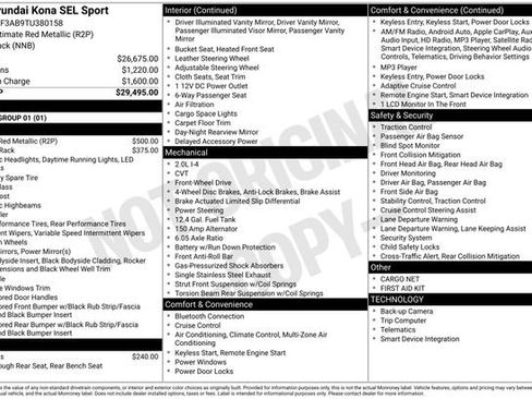 New 2026 Hyundai Kona SEL Sport FWD image 4