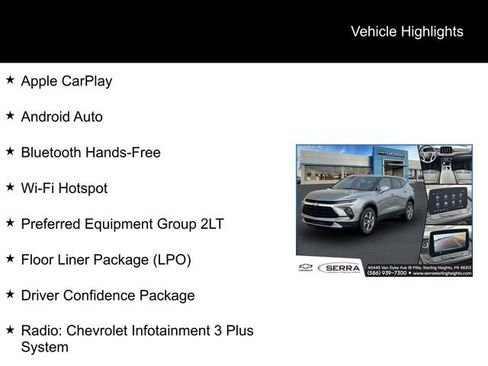 Used 2023 Chevrolet Blazer LT w/ Driver Confidence Package image 4