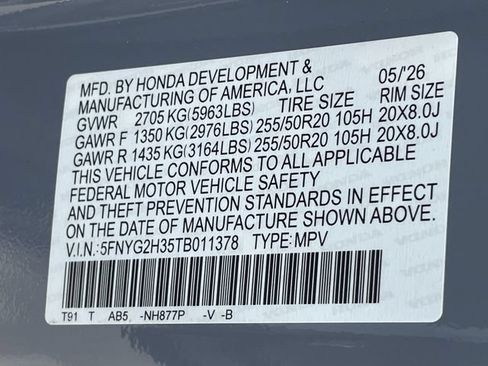 New 2026 Honda Pilot Sport image 26