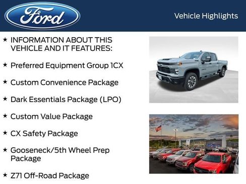 Used 2024 Chevrolet Silverado 2500 Custom w/ Custom Value Package AWD/4WD image 4