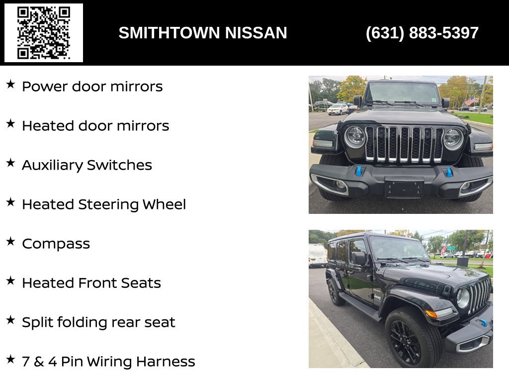 Used 2022 Jeep Wrangler Unlimited Sahara w/ Cold Weather Group AWD/4WD image 15