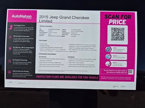 Used 2015 Jeep Grand Cherokee Limited w/ Trailer Tow Group IV AWD/4WD image 23