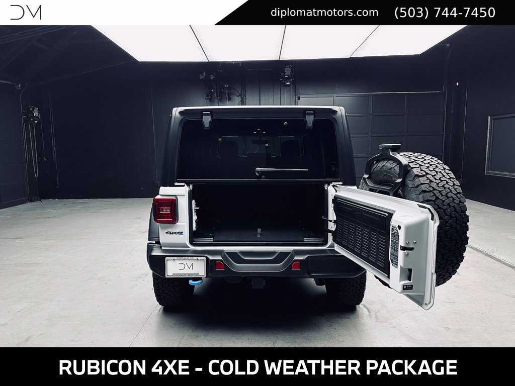 Used 2023 Jeep Wrangler Unlimited Rubicon 4xe w/ Cold Weather Group AWD/4WD image 48