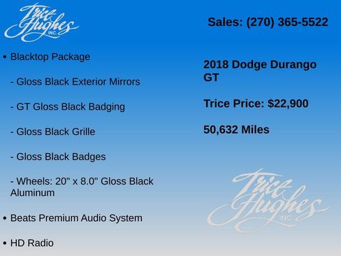 Used 2018 Dodge Durango GT w/ Premium Group AWD/4WD image 20