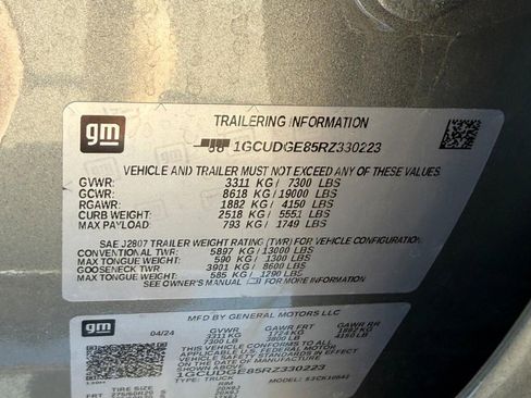 Used 2024 Chevrolet Silverado 1500 LTZ w/ Max Trailering Package image 26