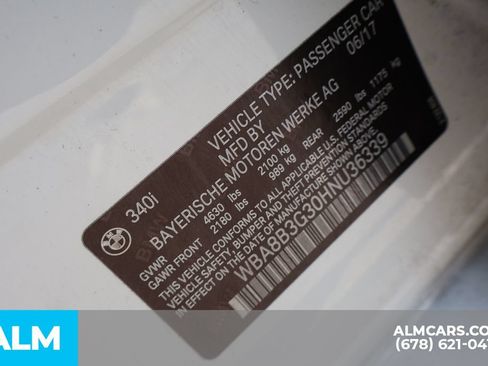 Used 2017 BMW 340i Sedan RWD image 38