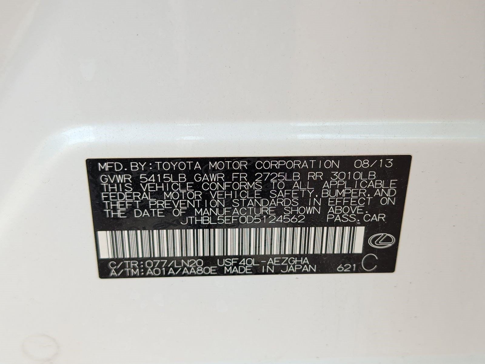 Used 2013 Lexus LS 460 w/ Comfort Pkg RWD image 30