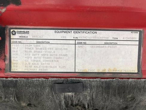 Used 1994 Dodge Ram 1500 Truck 2WD Regular Cab image 68
