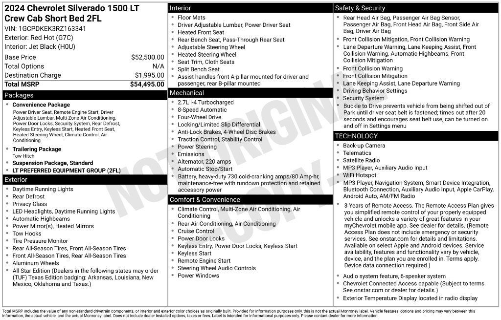 Used 2024 Chevrolet Silverado 1500 LT AWD/4WD image 10